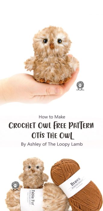 Crochet Owl Free Pattern – Otis the Owl By Ashley of The Loopy Lamb