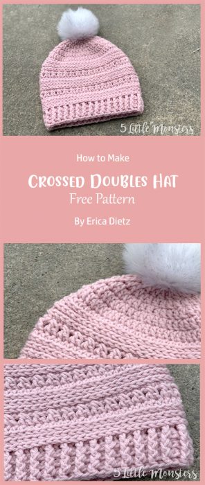 Crossed Doubles Hat By Erica Dietz
