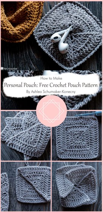 Personal Pouch Free Crochet Pouch Pattern By Ashlea Schumaker-Konecny