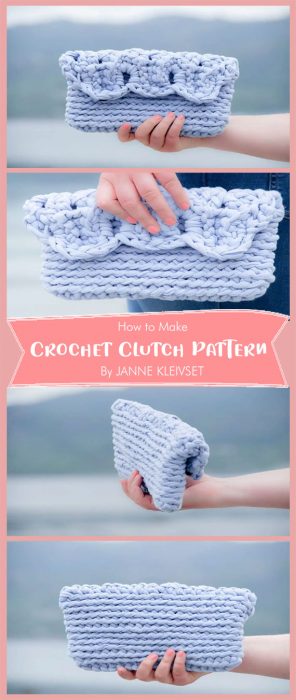 Crochet Clutch Pattern By JANNE KLEIVSET