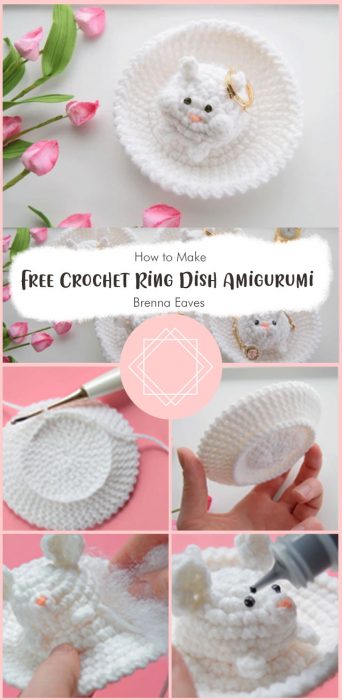 Free Crochet Ring Dish Amigurumi By Brenna Eaves