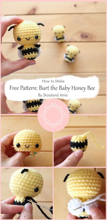 Free Pattern: Burt the Baby Honey Bee By Storyland Amis