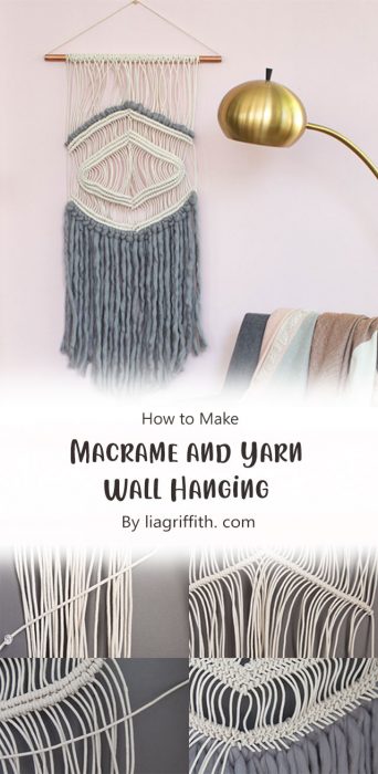 Macrame and Yarn Wall Hanging By liagriffith. com