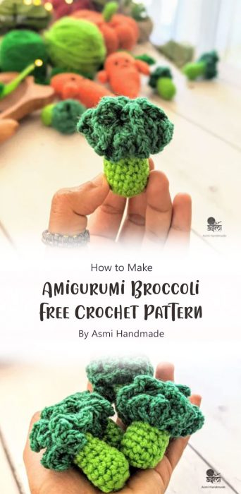 Amigurumi Broccoli Free Crochet Pattern By Asmi Handmade