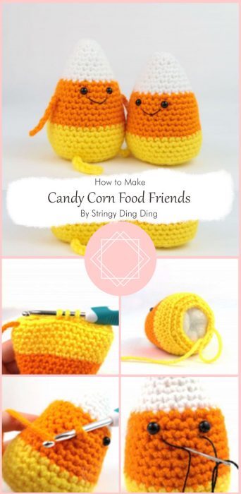 Candy Corn Food Friends By Stringy Ding Ding
