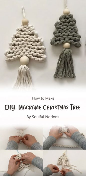 DIY: Macrame Christmas Tree By Soulful Notions