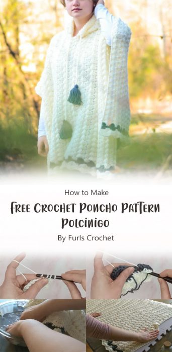 Free Crochet Poncho Pattern - Polcinigo By Furls Crochet