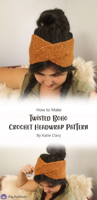 Twisted Boho Crochet Headwrap Pattern By Katie Clary