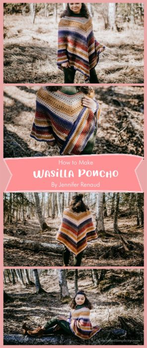 Wasilla Poncho By Jennifer Renaud