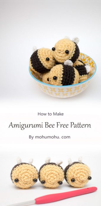 Amigurumi Bee Free Pattern By mohumohu. com