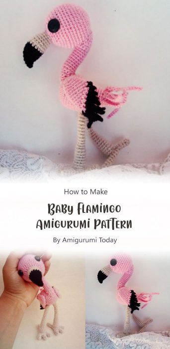 Baby Flamingo Amigurumi Pattern By Amigurumi Today