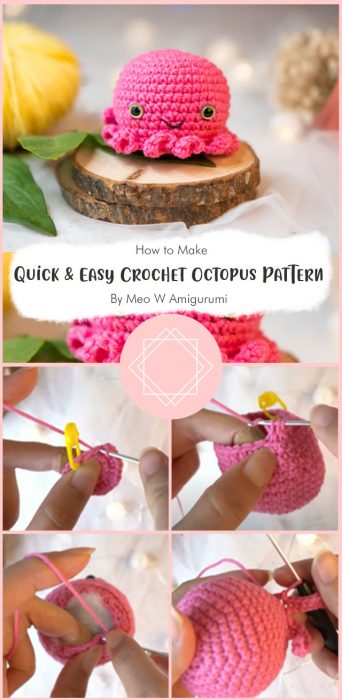Quick & Easy Crochet Octopus Pattern By Meo W Amigurumi