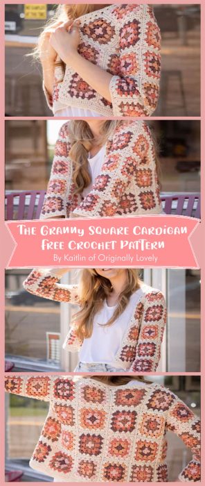 The Granny Square Cardigan — Free Crochet Pattern By Kaitlin of Originally Lovely