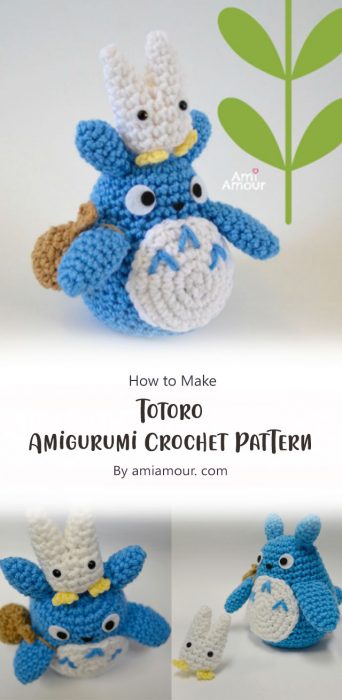 Totoro Amigurumi Crochet Pattern By amiamour. com