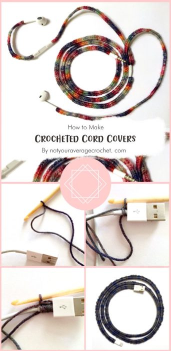 Crocheted Cord Covers By notyouraveragecrochet. com