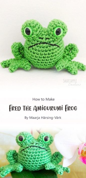 Fred the Amigurumi Frog By Maarja Härsing-Värk