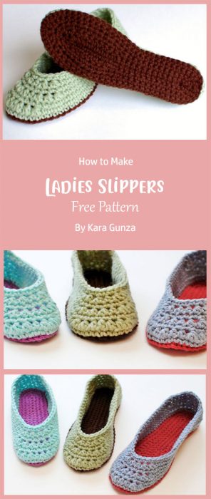 Ladies Slippers By Kara Gunza