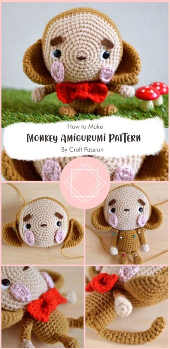 Monkey Amigurumi Pattern By Craft Passion