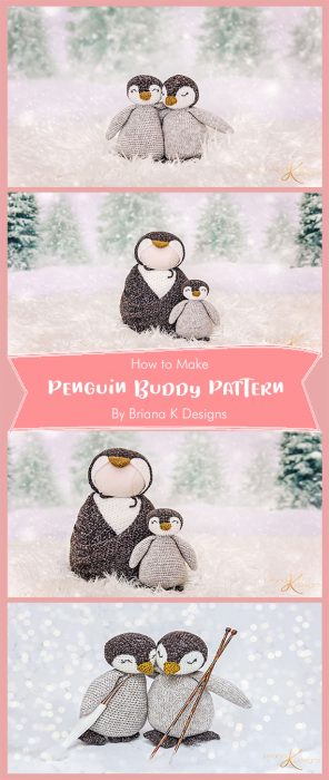 Penguin Buddy Crochet Pattern By Briana K Designs