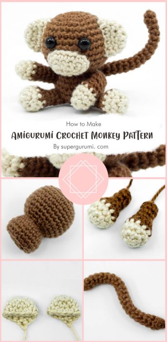 Amigurumi Crochet Monkey Pattern By supergurumi. com