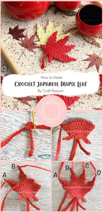 Crochet Japanese Maple Leaf By Craft Passion