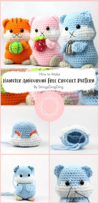Hamster Amigurumi - Free Crochet Pattern By StringyDingDing