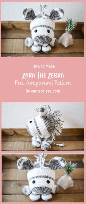 Zara The Zebra By yarnsociety. com