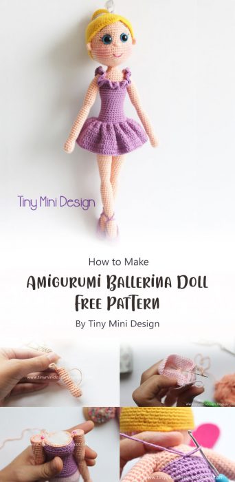 Amigurumi Ballerina Doll Free Pattern By Tiny Mini Design