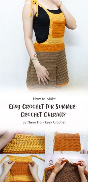 Easy Crochet for Summer: Crochet Overalls By Nami Do - Easy Crochet