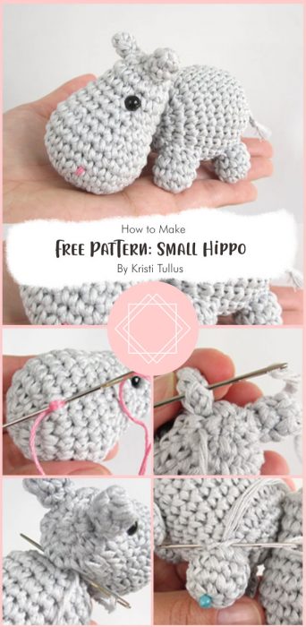 Free Pattern: Small Hippo By Kristi Tullus