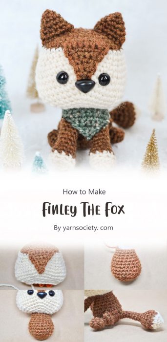Finley The Fox By yarnsociety. com
