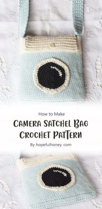 Camera Satchel Bag Crochet Pattern By hopefulhoney. com