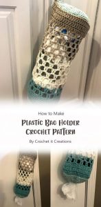 Easy Plastic Bag Holder Free Crochet Pattern Ideas - Carolinamontoni.com