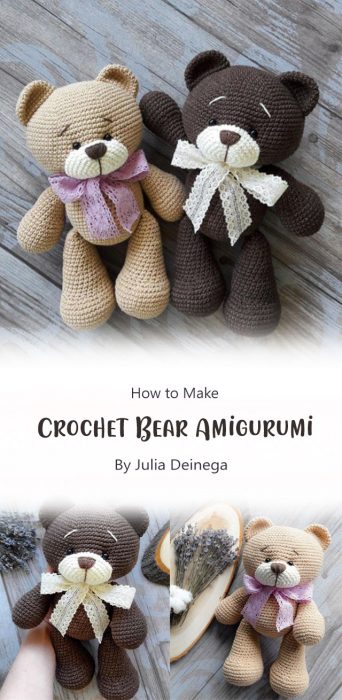 Crochet Bear Amigurumi By Julia Deinega