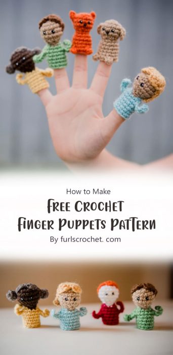 Free Crochet Finger Puppets Pattern By furlscrochet. com