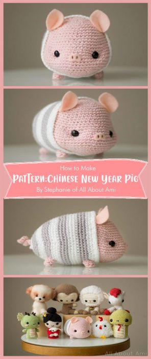 Pattern Chinese New Year Pig By Stephanie of All About Ami