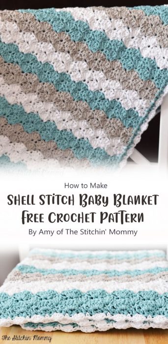 Shell Stitch Baby Blanket – Free Crochet Pattern By Amy of The Stitchin' Mommy