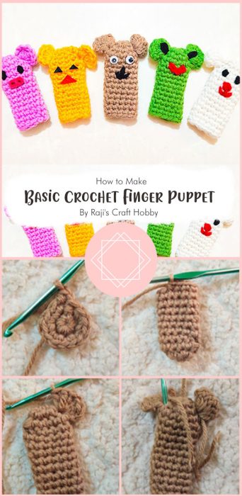One For All Basic Crochet Finger Puppet Pattern By Raji's Craft Hobby