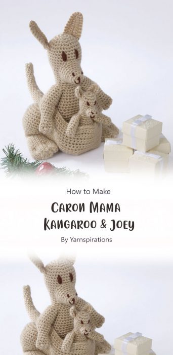 Caron Mama Kangaroo & Joey By Yarnspirations