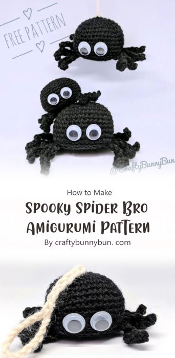 Spooky Spider Bro Amigurumi Pattern By craftybunnybun. com
