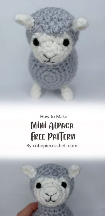 Mini Alpaca Free Pattern By cutiepiecrochet. com