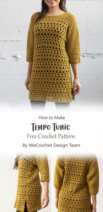 Tempo Tunic By WeCrochet Design Team