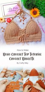 Lovely Bralette/Top Crochet Pattern Ideas - Carolinamontoni.com
