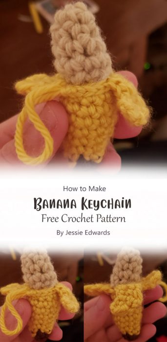 Banana Keychain By Jessie Edwards