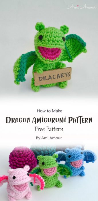 Dragon Amigurumi Pattern By Ami Amour