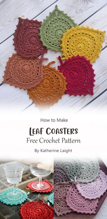 Leaf Coasters By Katherine Laight