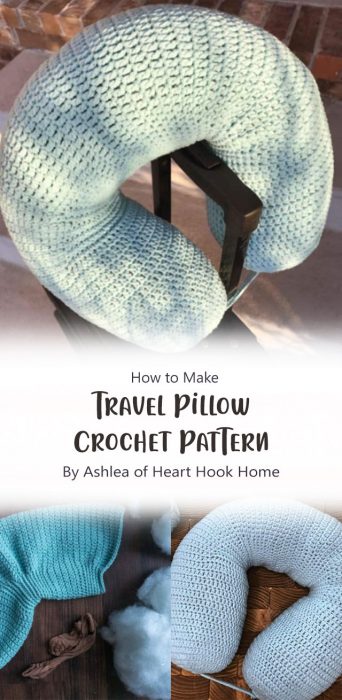 Travel Pillow Crochet Pattern By Ashlea of Heart Hook Home