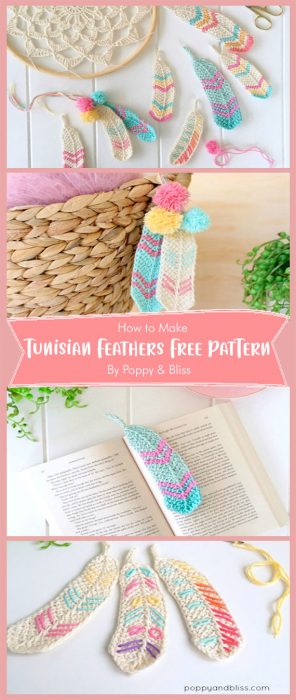 Tunisian Feathers Free Pattern By Poppy & Bliss