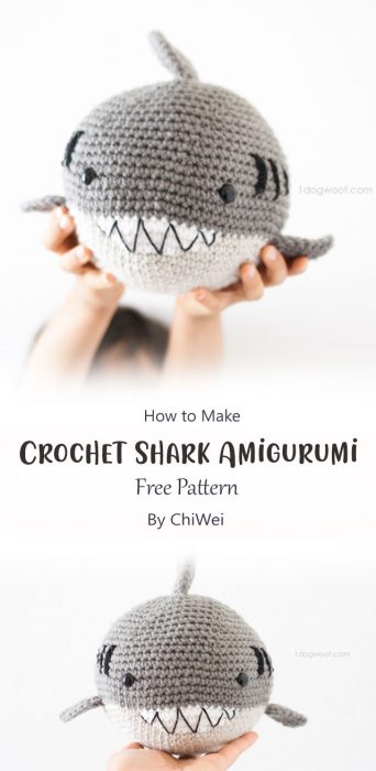 Crochet Shark Amigurumi By ChiWei