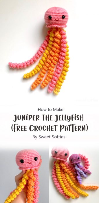 Juniper the Jellyfish (Free Crochet Pattern) By Sweet Softies